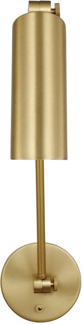 Visual Comfort Studio DJW1131SB Frasar Contemporary Satin Brass Wall Swing Arm Lamp