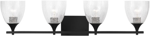 Visual Comfort Studio DJV1024MBKCKG Toffino Modern Midnight Black 4-Light Bath Lighting