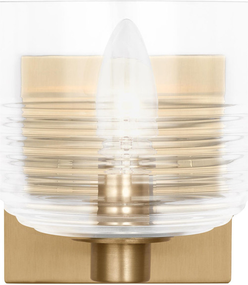 Visual Comfort Studio DJV1111SB Lochdale Contemporary Satin Brass Bath Lighting Fixture