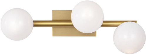 Visual Comfort Studio SLW1043BBS Altair Modern Burnished Brass Bathroom Vanity Light Fixture