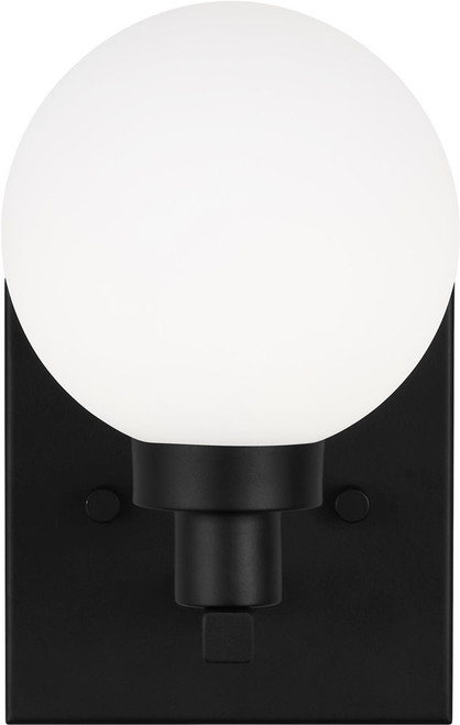 Visual Comfort Studio 4161601-112 Clybourn Contemporary Midnight Black Bath Sconce