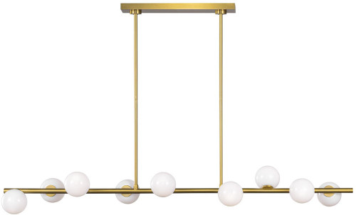 Visual Comfort Studio SLC1059BBS Altair Burnished Brass Island Light Fixture