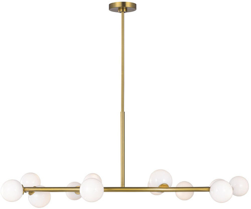 Visual Comfort Studio SLC10612BBS Altair Burnished Brass Island Lighting