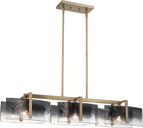 Golden Lighting 3164-LP BCB-SWG Aenon Brushed Champagne Brass Island Lighting