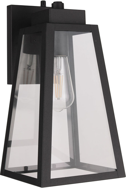 Craftmade ZA6914-TB-PC Sorano Contemporary Textured Black Outdoor Lighting Sconce