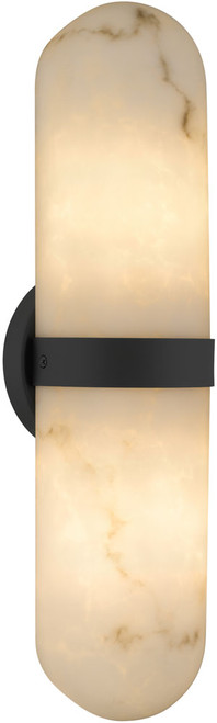 Quoizel Lighting BREE8804MBK Bree Modern Matte Black Bathroom Sconce 