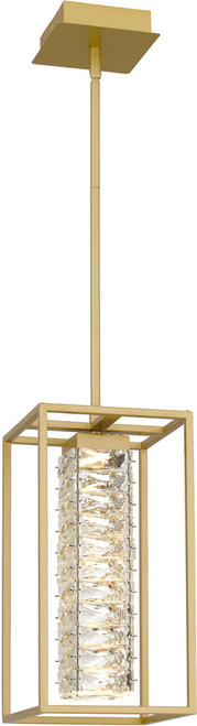 Quoizel Lighting PCDZ1508SGD Dazzle Modern Soft Gold LED Mini Hanging Pendant Lighting 