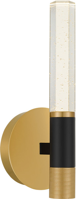 Quoizel Lighting PCDAV8705BRG Davies Modern Brushed Gold LED Light Sconce 