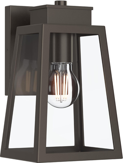 Progress Lighting P560401-020 Hedry Antique Bronze 10" Outdoor Lamp Sconce 