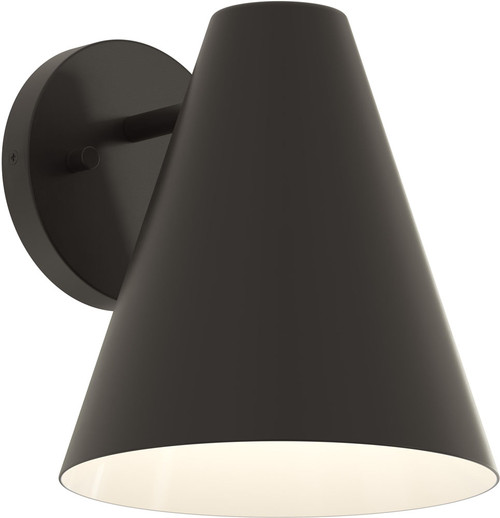 Progress Lighting P560409-020 Mik Modern Antique Bronze 9" Outdoor Wall Light Fixture 