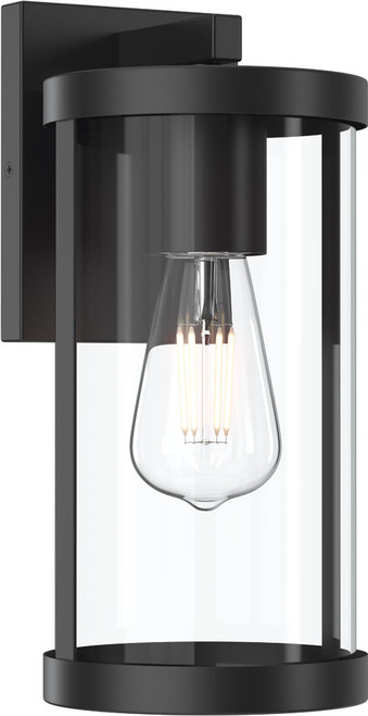 Progress Lighting P560394-31M Kagen Matte Black 12" Outdoor Wall Sconce Lighting 