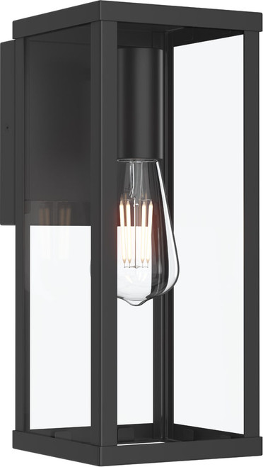 Progress Lighting P560398-31M Ryle Matte Black 13" Outdoor Wall Lighting Sconce 