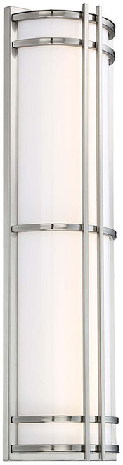 Modern Forms WS-W686SS Skyscraper Modern Stainless Steel LED 27" Outdoor Sconce Lighting 