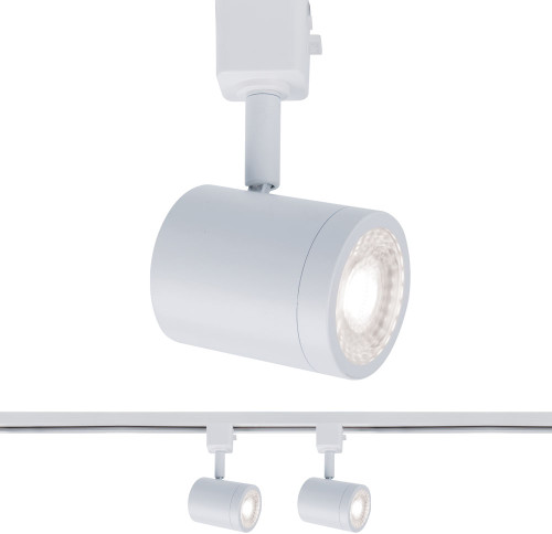 WAC Lighting H-8010-30-WT-2 Charge White LED Track Lighting Fixture Head (set of 2) 