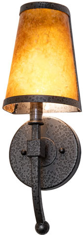 Meyda Custom 293380 Verheven Traditional Old Wrought Iron Wall Light Fixture 