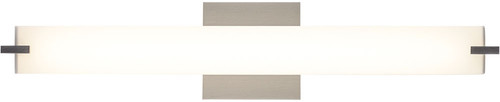 Trans Globe Lighting LED-22824 BN Cosmic Contemporary Brushed Nickel LED 24" Bathroom Light Fixture 