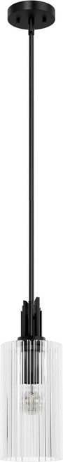 Hunter Lighting 45224 Gatz Contemporary Matte Black Mini 6" Ceiling Light Pendant 