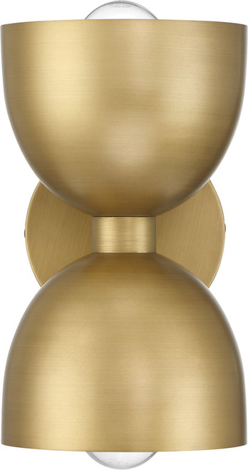 Hunter Lighting 48131 Erling Contemporary Luxe Gold Lighting Wall Sconce 
