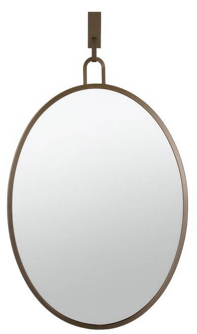 Varaluz 4DMI0112BZ Stopwatch Modern Bronze Wall Mounted Mirror 