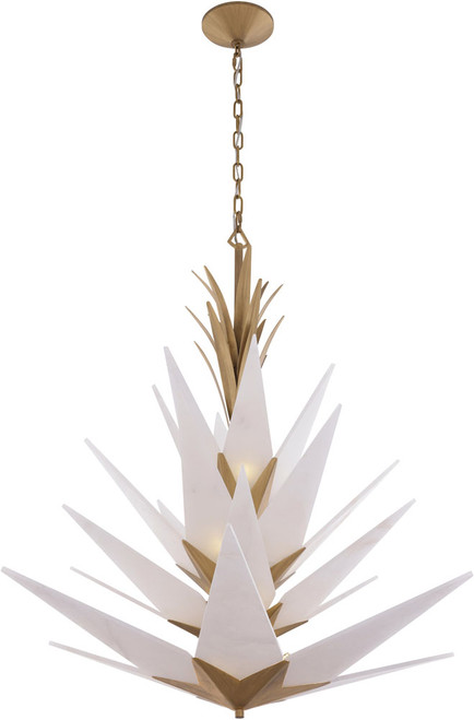 Varaluz 562P12HG Mojave Modern Havana Gold LED 35" Pendant Lighting 