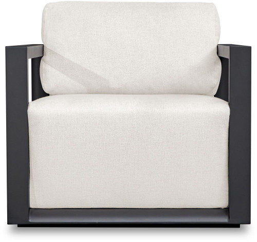 Uttermost UTT-53110 Remsen Java Black / Oyster White Outdoor Lounge Chair 