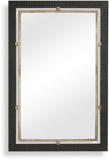 Uttermost UTT-08349 Guerra Modern Dark Bronze / Antique Brass Wall Mirror 