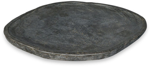 Uttermost UTT-17149 Stoneveil Charcoal River Stone Stone Tray 
