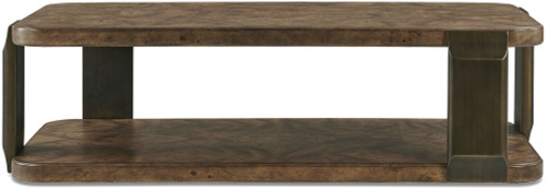 Uttermost UTT-51131 Vance Mappa Burl / Dark Bronze Coffee Table 