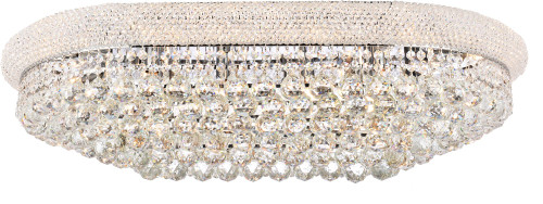 Elegant Lighting V1800F36SC/RC Primo Modern Chrome Ceiling Lighting 