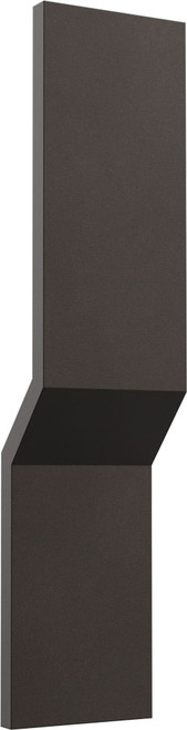Alteck AW0172-5CCT-W-DBO Plateau Contemporary Dark Bronze Oxide LED Outdoor Wall Light Sconce 