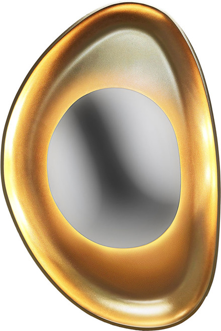 Alteck AW0158-5CCT-W-PB BLEND Modern Painted Brass LED Outdoor Wall Lighting Sconce 
