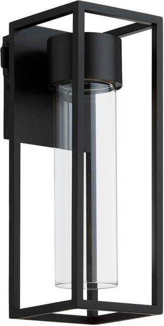 Quorum International 791-14-59 Delgado Contemporary Matte Black LED 14" Exterior Wall Lighting 