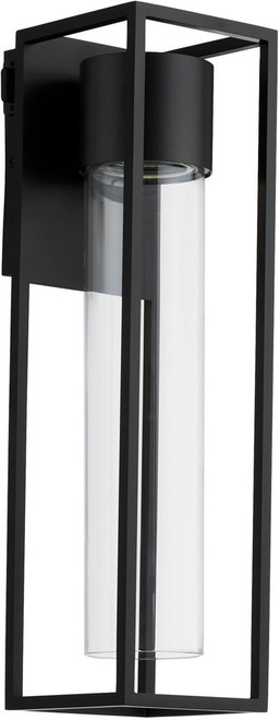 Quorum International 791-20-59 Delgado Contemporary Matte Black LED 20" Outdoor Wall Light Sconce 