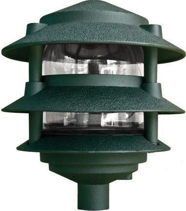 Dabmar D5000-G Green Outdoor Landscape Lighting Fixture Top 