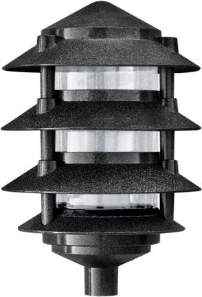 Dabmar D5100-L9-B Black LED 9 Watt Outdoor Landscape Light Fixture 