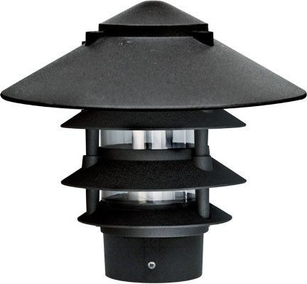 Dabmar D5100-310-B Black Exterior Residential Landscape Lighting Top 