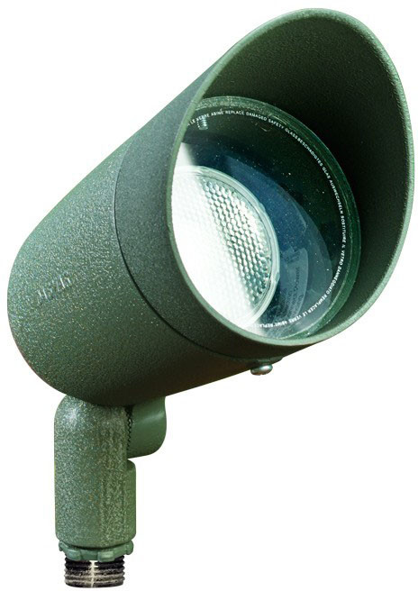 Dabmar DPR20-L7-G-HOOD Green LED 7 Watt Spot Light 