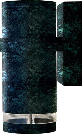 Dabmar DW3550-L6-VG Verde Green LED 6 Watt Exterior Light Sconce 