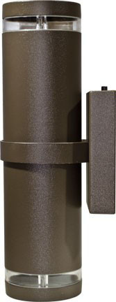Dabmar DW3560-L24-RGBW-BZ Bronze LED 24 Watt Outdoor Lighting Wall Sconce 