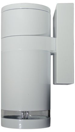 Dabmar DW3550-L7-W White LED 7 Watt Outdoor Lighting Sconce 