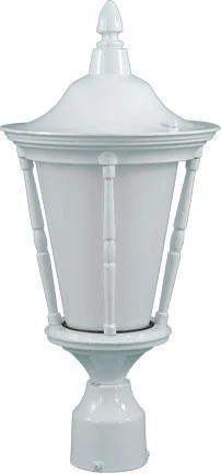 Dabmar GM112-L18-W White LED 18 Watt Exterior Post Lighting Fixture 