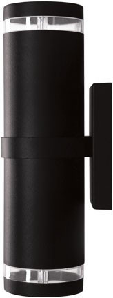 Dabmar DW3560-L12-B Black LED 12 Watt Outdoor Wall Lamp 