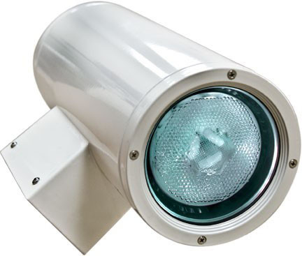 Dabmar DW3755-L50S-W White LED 50 Watt Outdoor Wall Light Fixture 