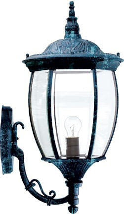 Dabmar GM105-L9-VG Verde Green LED 9 Watt Outdoor Wall Lighting 