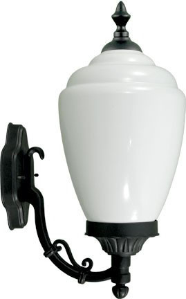 Dabmar GM290-L6-B Black LED 6 Watt Outdoor Wall Sconce Lighting 