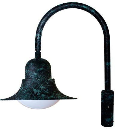 Dabmar GM611-L20-VG Verde Green LED 20 Watt Exterior Post Light 