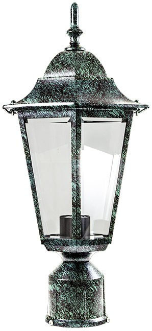 Dabmar GM132S-L9-VG Verde Green LED 9 Watt Outdoor Lamp Post Light 
