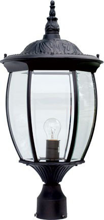 Dabmar GM102-L18-B Black LED 18 Watt Exterior Lamp Post Light Fixture 
