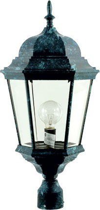 Dabmar GM235-L20-VG Verde Green LED 20 Watt Exterior Lighting Post Light 
