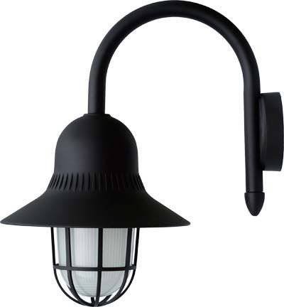 Dabmar GM997-L6-B Black LED 6 Watt Exterior Wall Lighting 